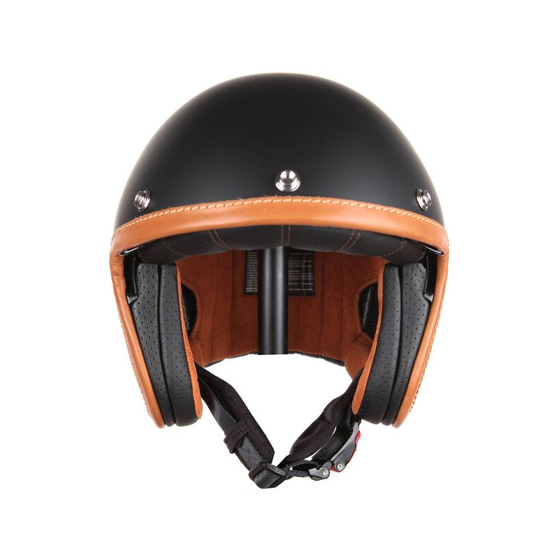 Casque Jet Naked Helmet Fibre De Carbone Helstons Noir Mat Xl