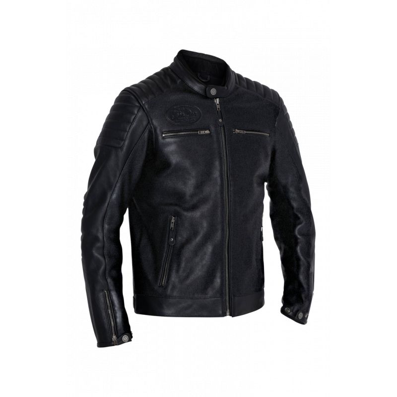 Blouson Moto Cuir Dexter John Doe Noir Xl