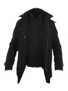 Vstreet Trench Coat Jacket Schwarz