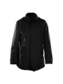 Vstreet Trench Coat Jacket Schwarz