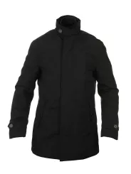 Vstreet Trench Coat Jacket Schwarz