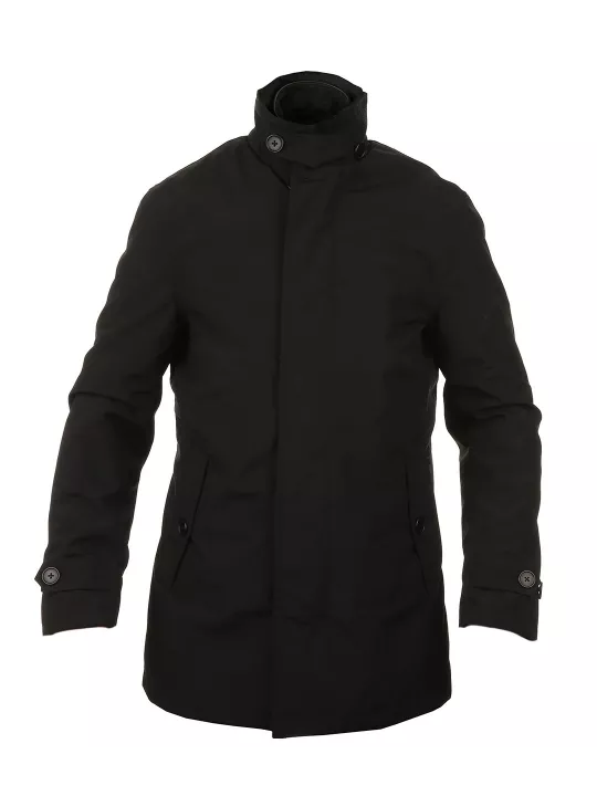 TRENCH JACKET NEGRO VSTREET