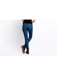 Motorrad-Jeans Frau Luna High Mono - John Doe