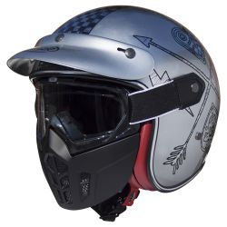 Capacete Premier Jet Mask Nx Chromed