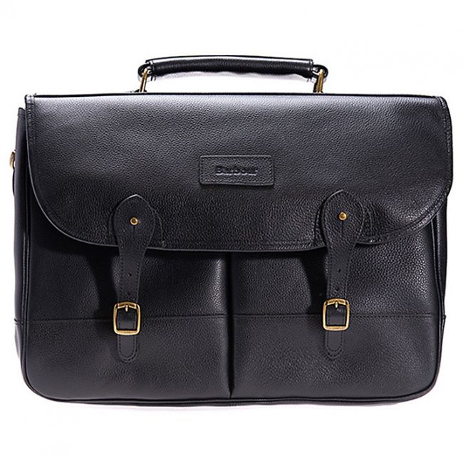 Sacoche Barbour LEATHER BRIEFCASE BAG