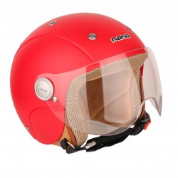 Kid Red Open Face Helmet - Pico