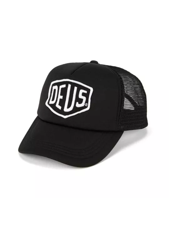 Gorro Deus Ex Machina Baylands Trucker Preto/Branco