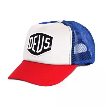 Baylands Trucker Cap Blau/Rot - Deus Ex Machina