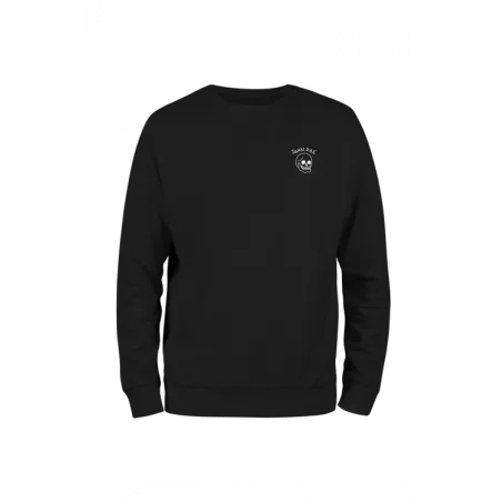 Pullover da moto ricamato con teschio Live Fast - John Doe