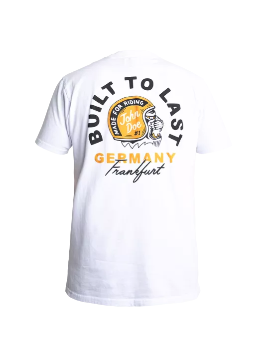 Camiseta Moto Built To Last - John Doe