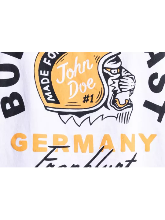 Camiseta Moto Built To Last - John Doe