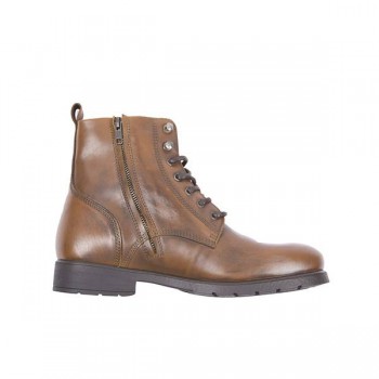 Bottes moto homme Helstons CITY Cuir Aniline Tan