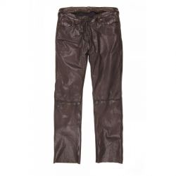 Leather Pants Helstons CORDEN Rag Brown