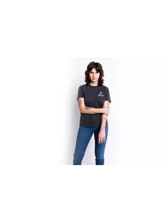 T-Shirt Frau Motorrad Rosa Fade Out - John Doe