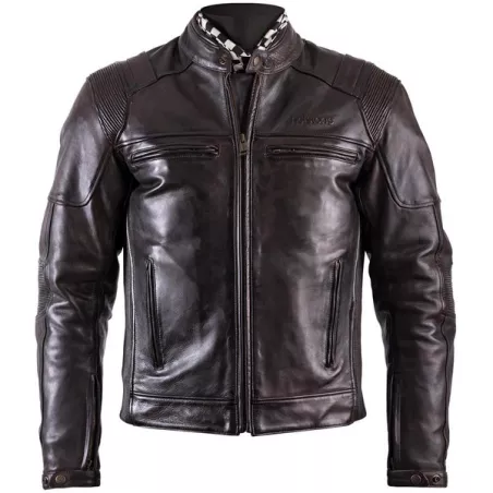 Trust Leather Plain retro jacket- Helstons