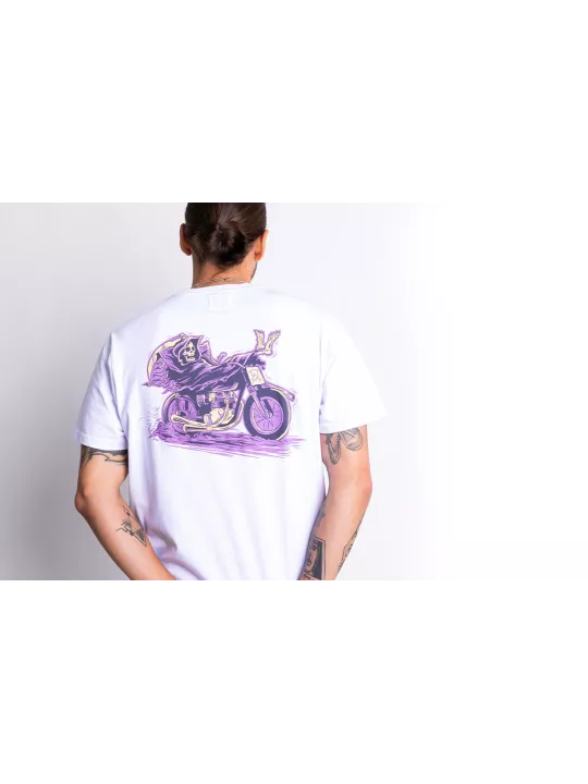 Ghost Rider Motorrad T-Shirt - John Doe