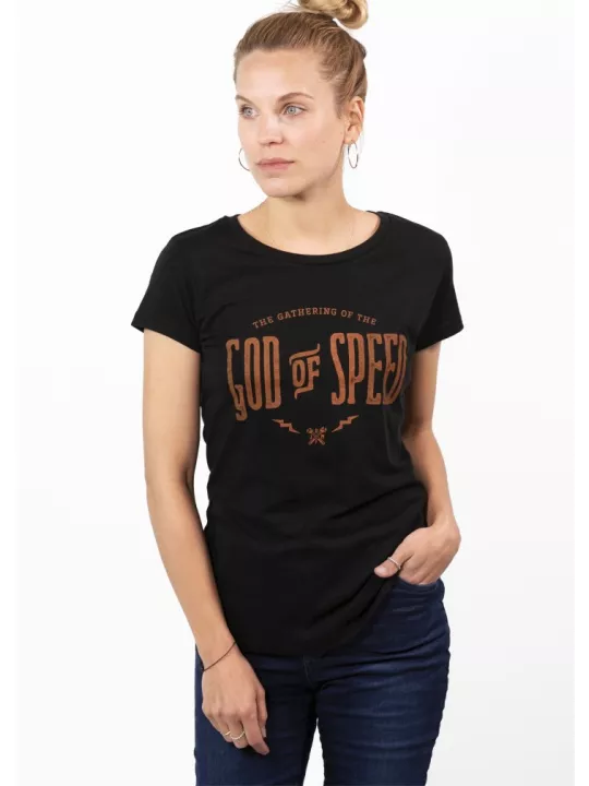 God Of Speed Moto T-Shirt Frau - John Doe