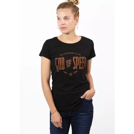 T-Shirt God Of Speed Mulher - John Doe