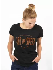 T-Shirt God Of Speed Mulher - John Doe