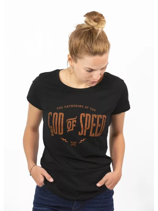 Camiseta Moto Dios De La Velocidad Mujer - John Doe