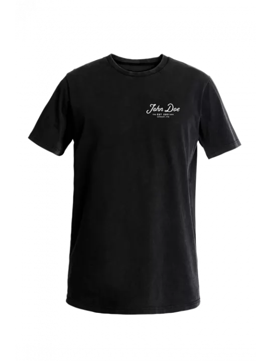 Moto Jd Lettering T-Shirt - John Doe