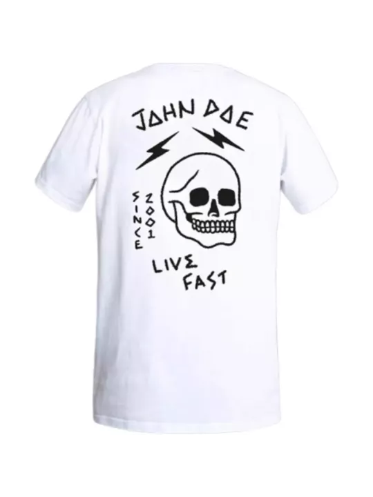 Live Fast Skull T-Shirt - John Doe