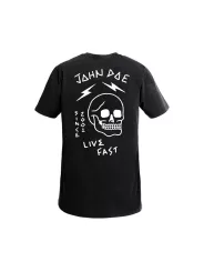 Maglietta Moto Live Fast Skull - John Doe