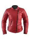 Lady Ks70 Leather Rag retro jacket- Helstons