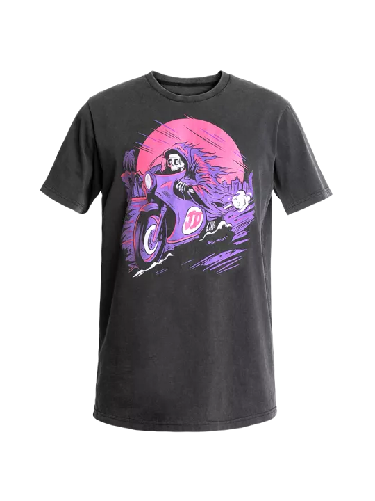 Camiseta Moto Palm Fade Out - John Doe
