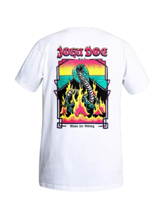 Moto Snake On Fire T-Shirt - John Doe