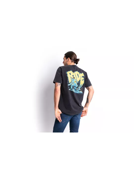 Camiseta Moto Wolf Fade Out - John Doe