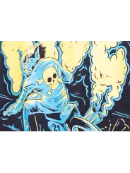 Maglietta da moto Wolf Fade Out - John Doe