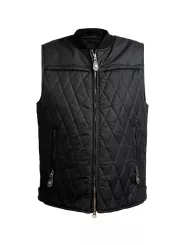 Chaqueta de moto encerada sin mangas Lowride - John Doe