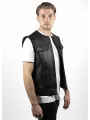 Giacca da moto in pelle senza maniche Mc Outlaw - John Doe