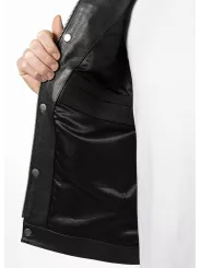 Motorradjacke Leder Ärmellos Mc Outlaw - John Doe