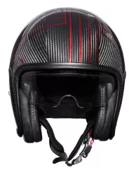 Casco Vintage Platinum Carbon Ex Red Chromed Bm - Premier