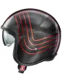 Casque Vintage Platinum Carbon Ex Red Chromed Bm - Premier