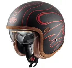 Helm Vintage Platinum Carbon Fr Red Chromed Bm - Premier