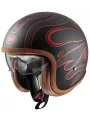Casque Vintage Platinum Carbon Fr Red Chromed Bm - Premier