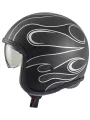 Capacete Vintage Platinum Carbon Fr Silver Chromed Bm - Premier