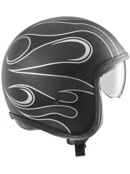 Helm Vintage Platinum Carbon Fr Silver Chromed Bm - Premier