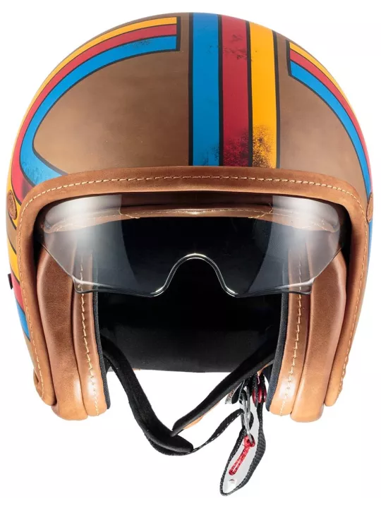 Vintage Platinum Bos Ex Bm Open Face Helmet - Premier