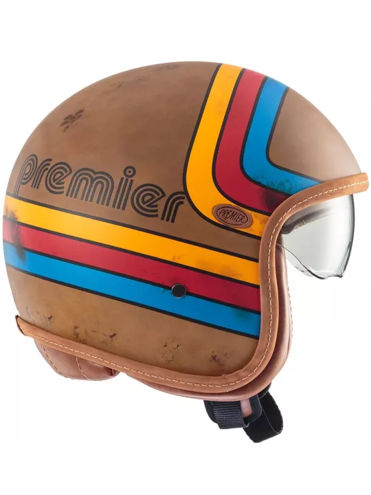 Vintage Platinum Bos Ex Bm Open Face Helmet - Premier