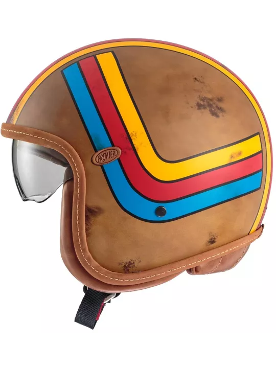 Vintage Platinum Bos Ex Bm Open Face Helmet - Premier