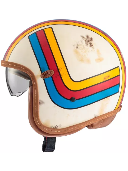 Capacete Vintage Platinum Ex 8 Bm - Premier