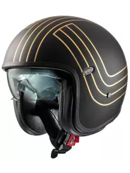 Capacete Vintage Ex Gold Chromed Bm - Premier