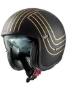 Capacete Vintage Ex Gold Chromed Bm - Premier