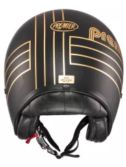 Vintage Ex Gold Chromed Bm Open Face Helmet - Premier