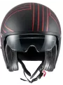 Capacete Vintage Ex Red Chromed Bm - Premier