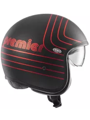 Casque Vintage Ex Red Chromed Bm - Premier